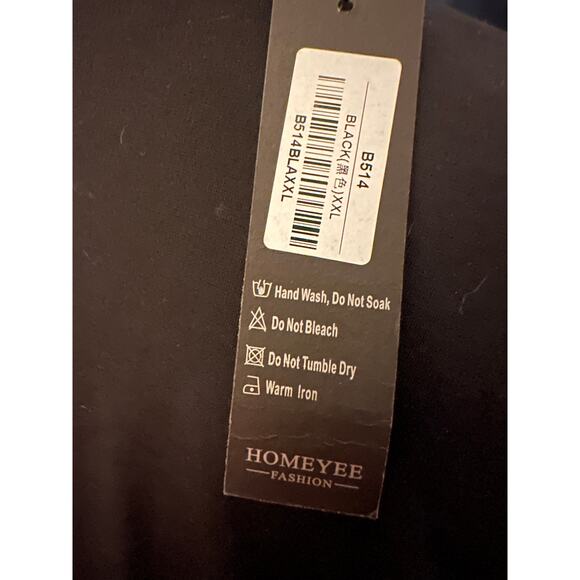 Homeyee Black Sheath Dress, Size XXL (Size 12), NWT - Picture 6 of 6